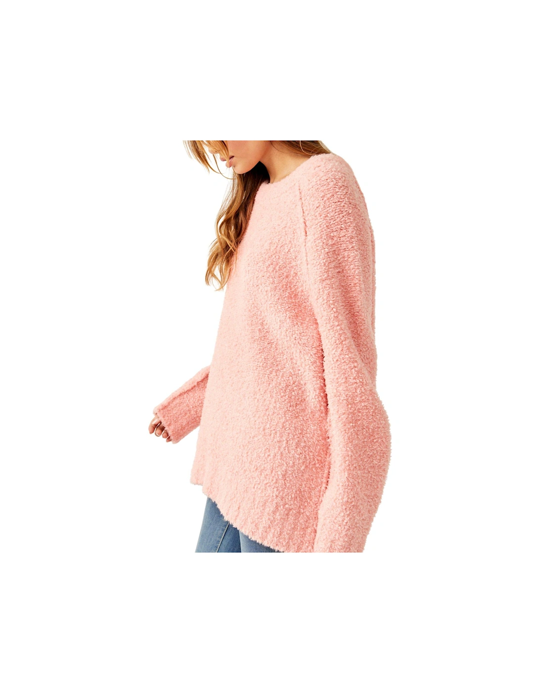 Teddy Sweater Tunic - Pink