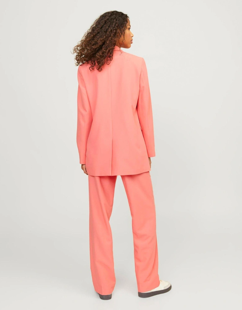 High Waisted Trouser - Peach