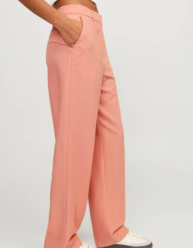 High Waisted Trouser - Peach