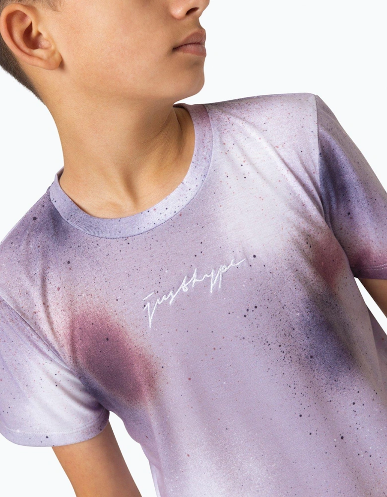 Boys Multi Blown Paint Scribble T-shirt