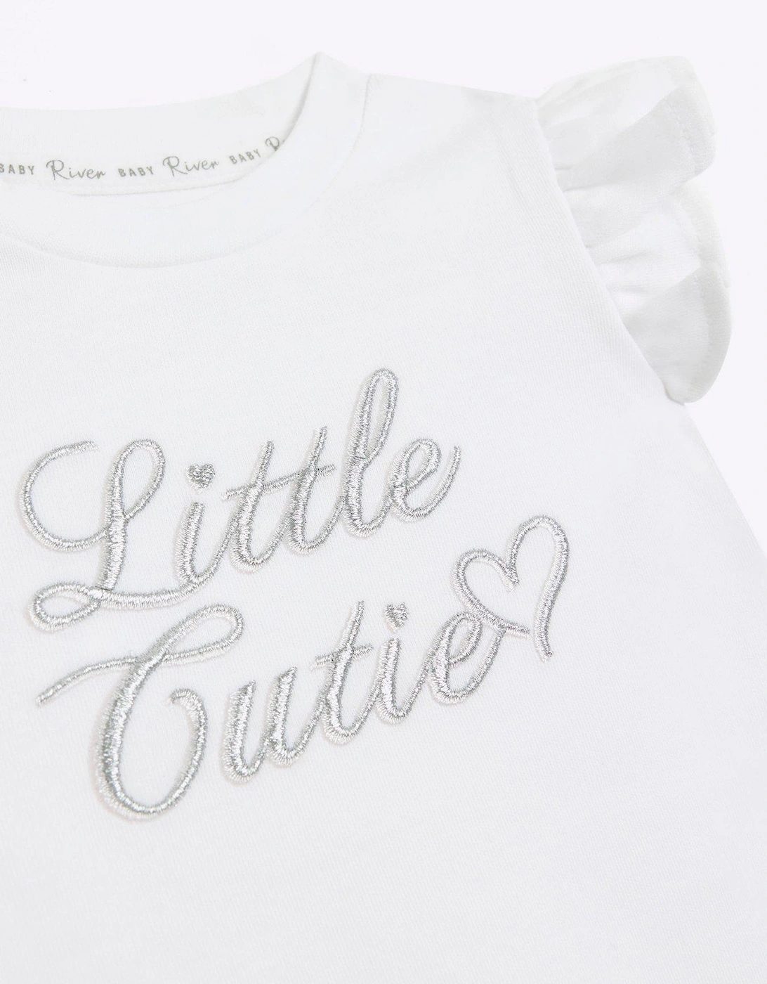 Baby Girls 'Little Cutie' Turban 3 Piece Set - Pink