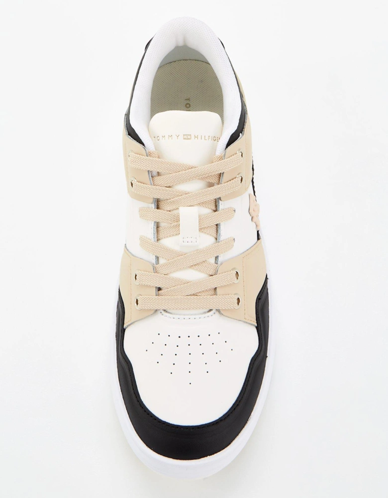 Leather Basket Sneaker - White