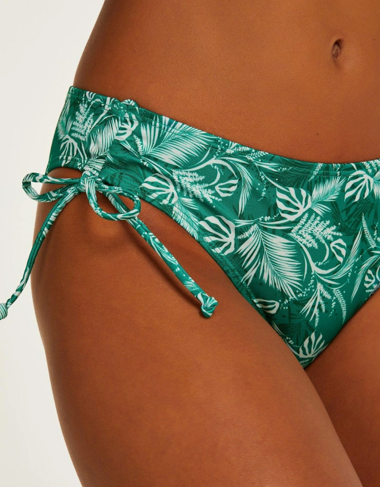 Bermuda Tie Side Bikini Brief - Green