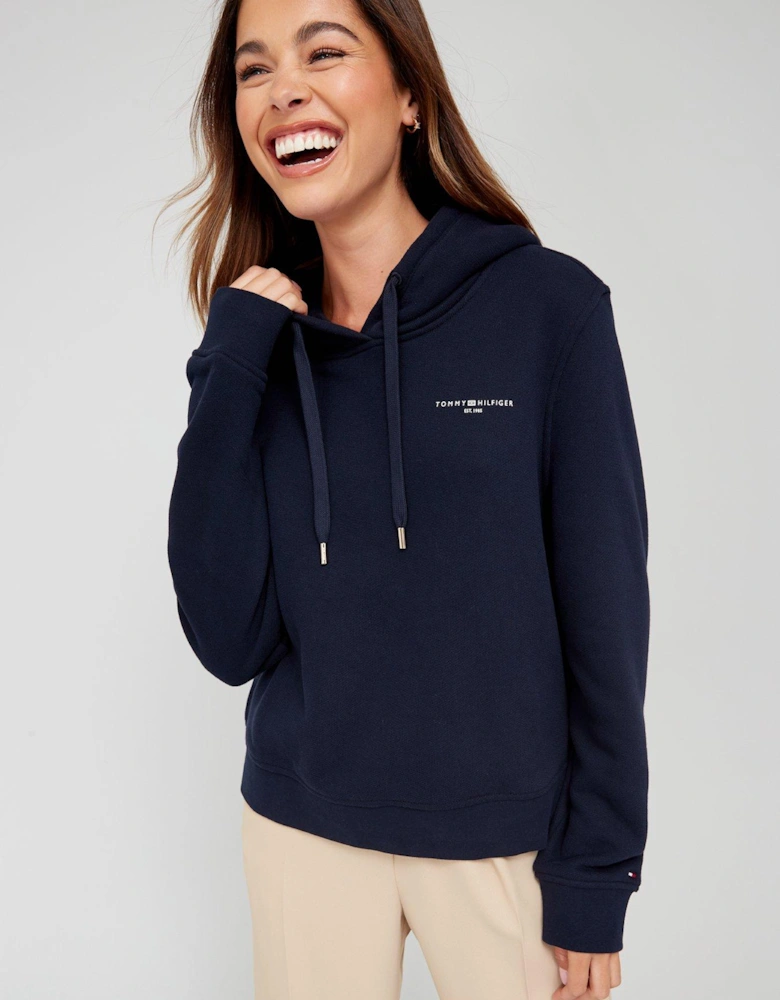 1985 Relaxed Logo Hoodie - Navy