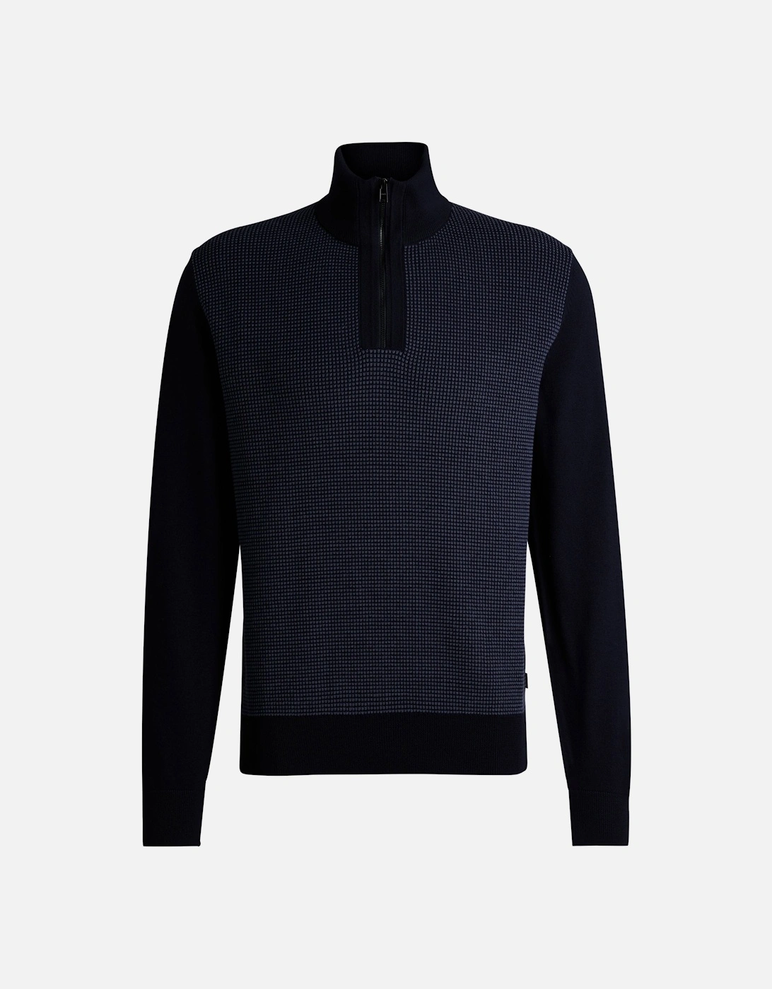 Boss H-dambino Half Zip Knitwear Dark Blue, 5 of 4