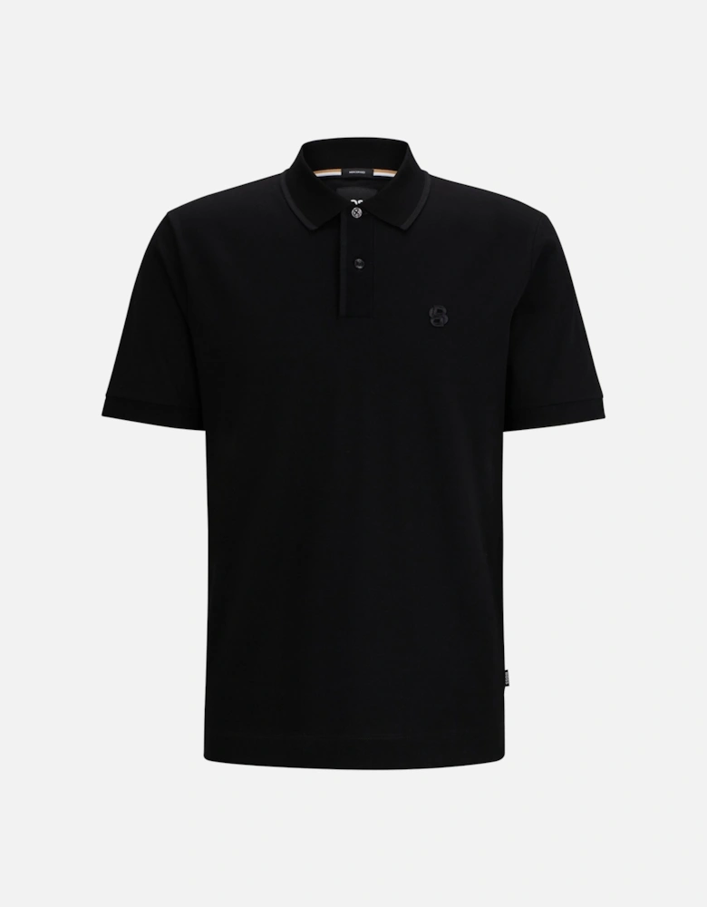 Boss Parlay 210 Polo Shirt Black