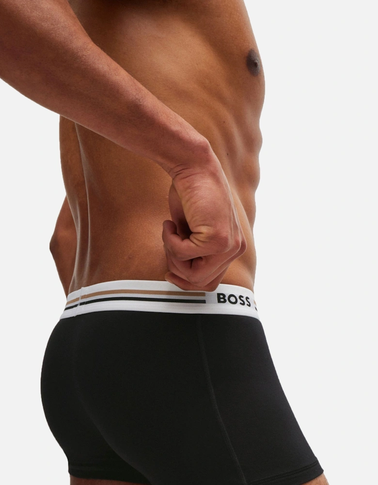 Boss Trunk 3p Revive Boxers Black