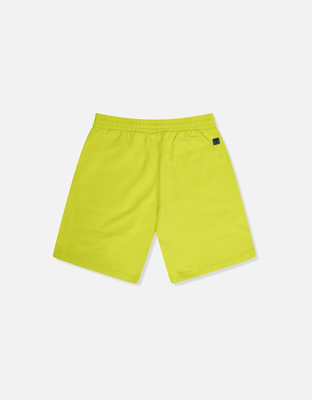 Youths Large Logo Jersey Shorts (Lime)