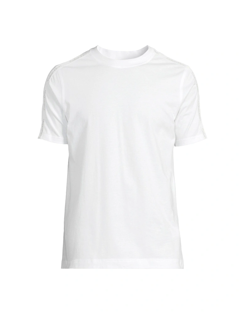 CK Sport Tape Logo Short Sleeve T-shirt - White