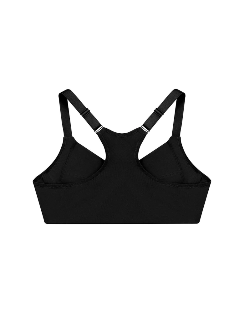 Front Close Smoothing Underwire Bra - Black