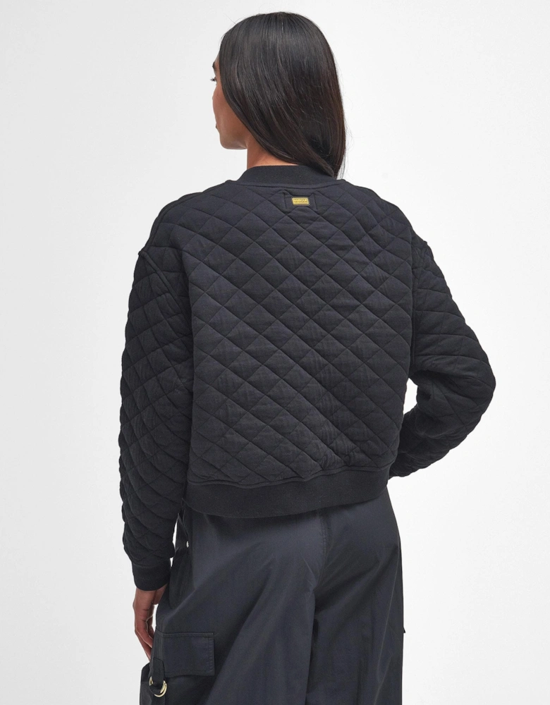 Alicia Womens Quilted Bomber Jacket