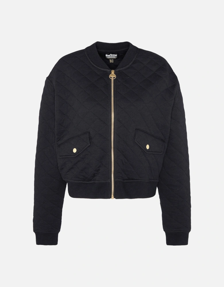 Alicia Womens Quilted Bomber Jacket