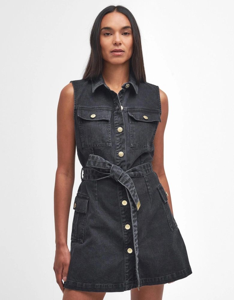 Tamsin Womens Denim Mini Dress