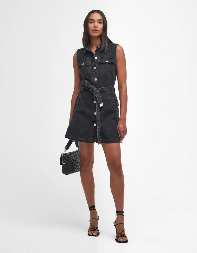 Tamsin Womens Denim Mini Dress