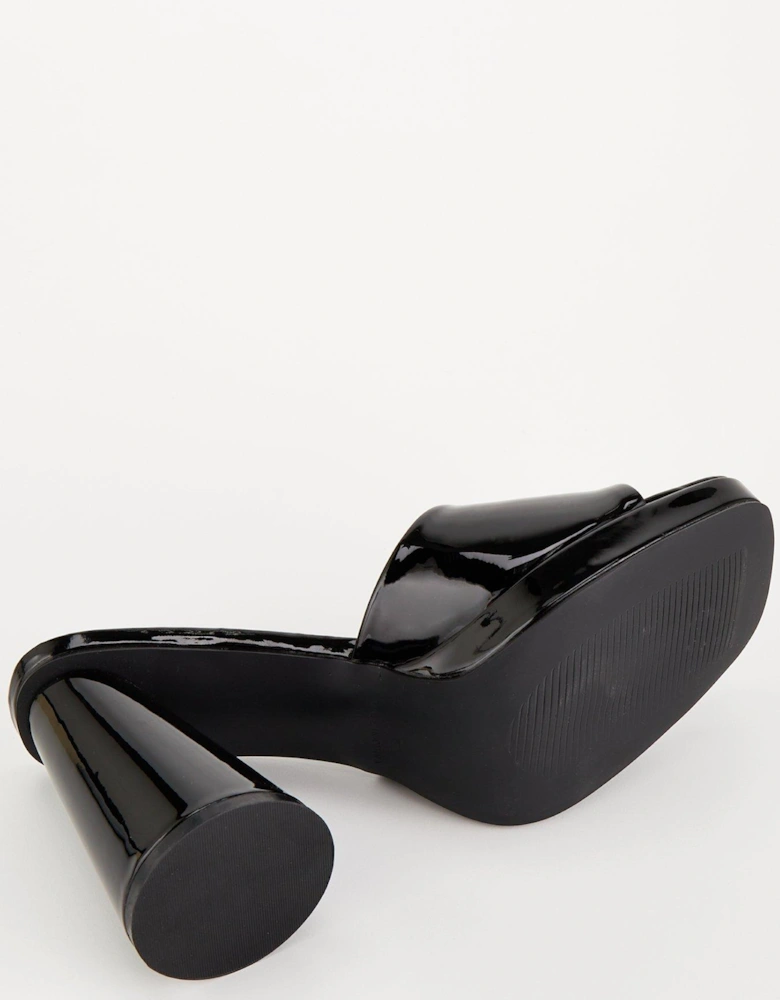 Kiko Heeled Platform Sandal - Black