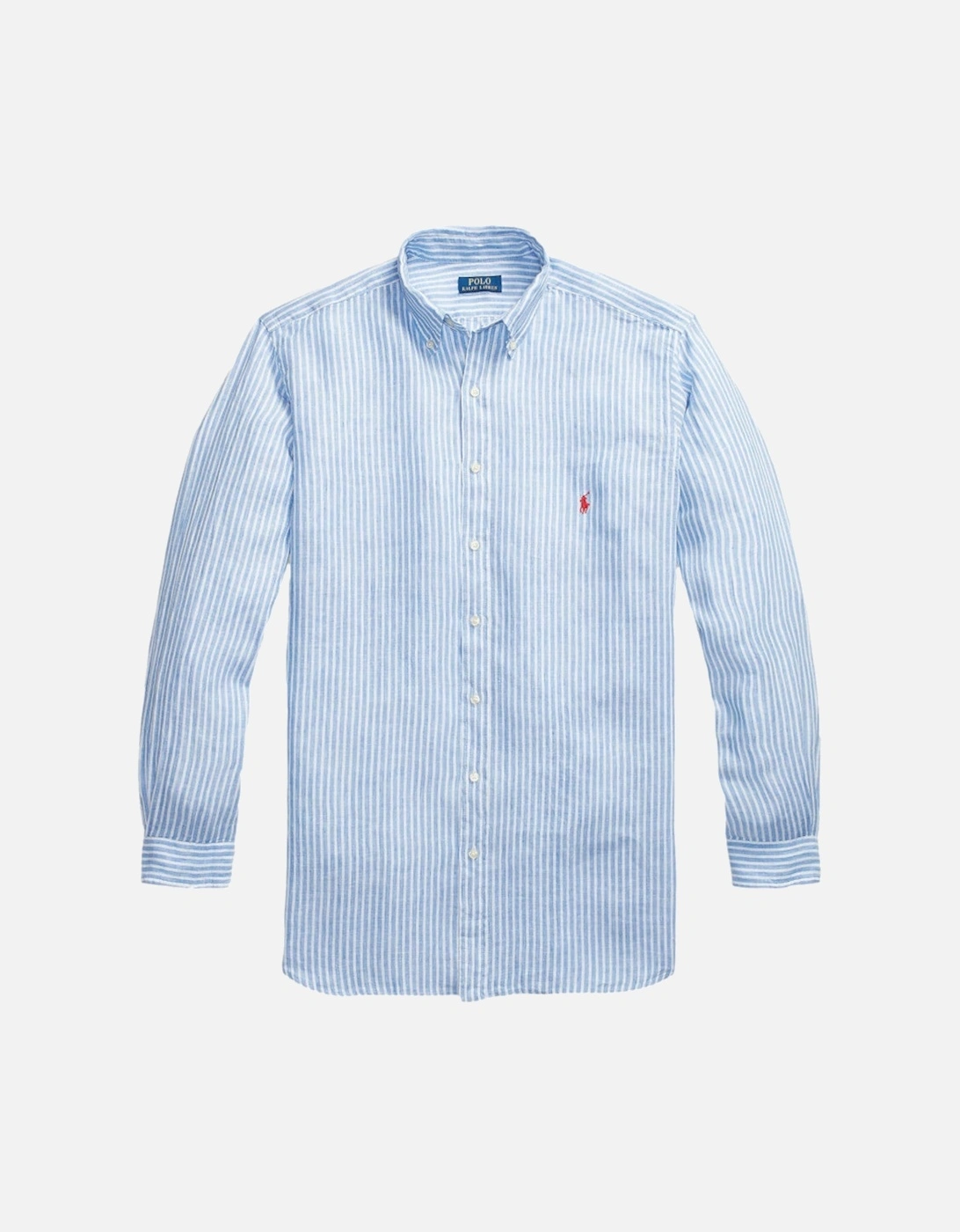LS Linen Shirt 001 Blue/White, 2 of 1