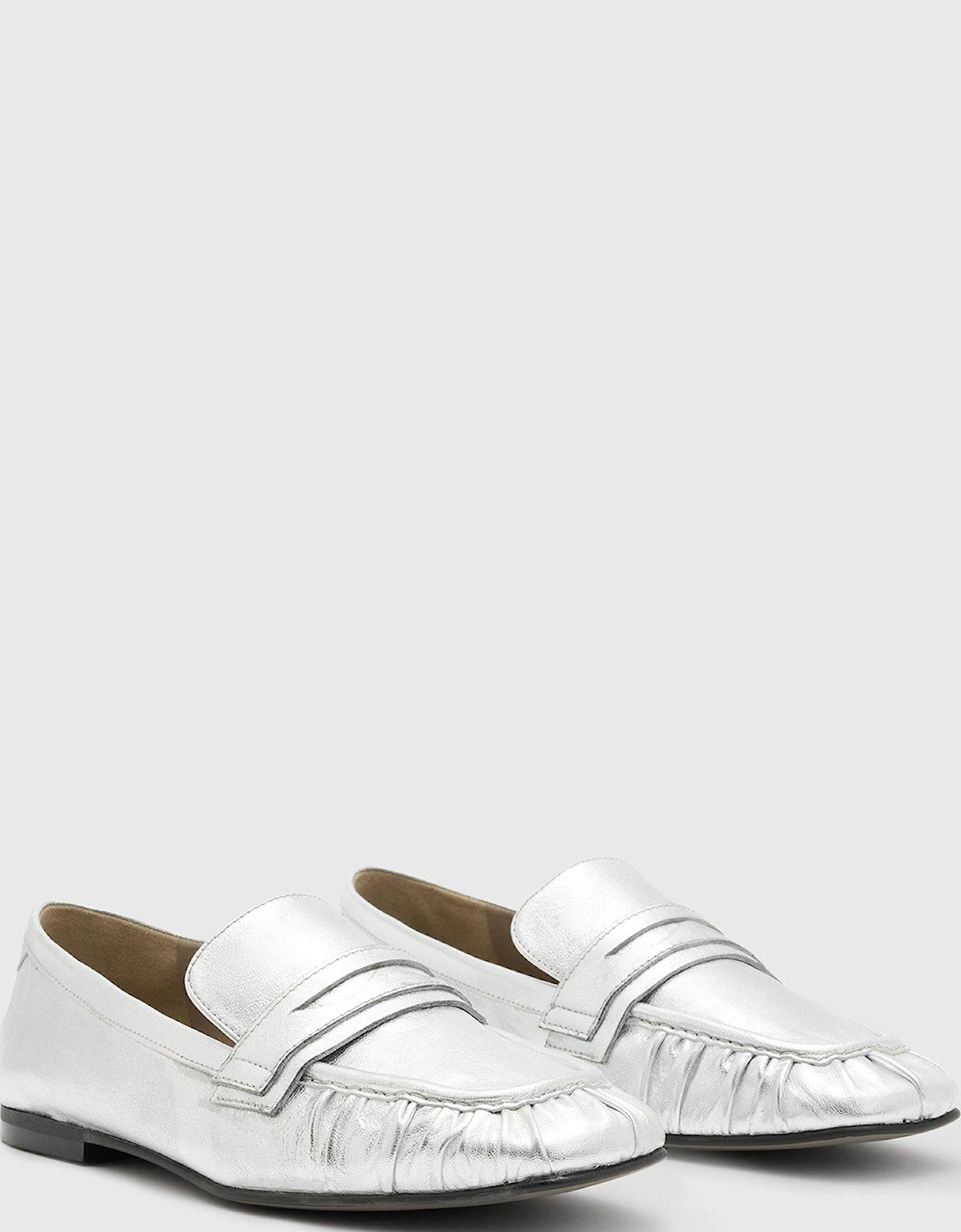 Sapphire Loafers - Silver 