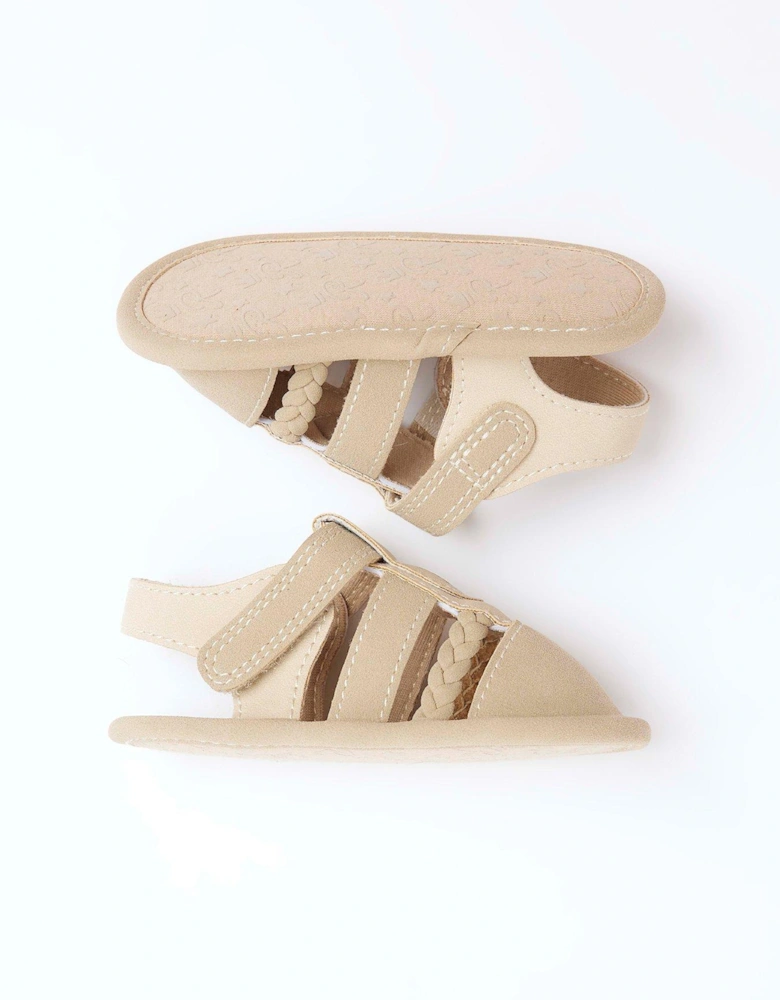 Unisex Gladiator Sandals - Cream