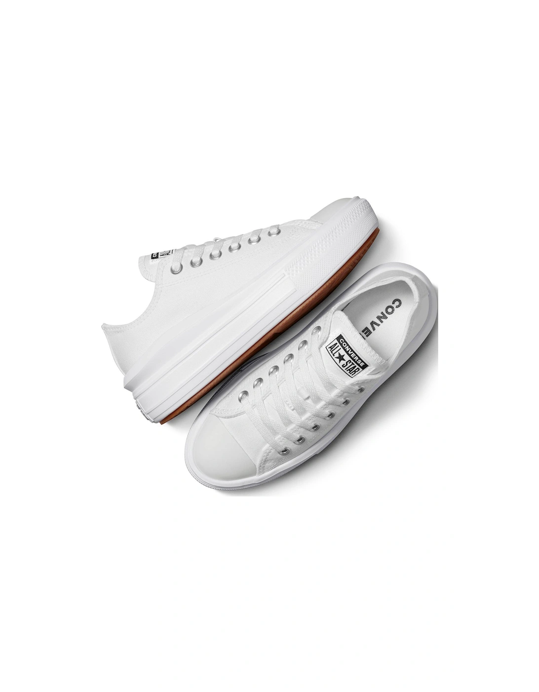 Womens Move Ox Trainers - White