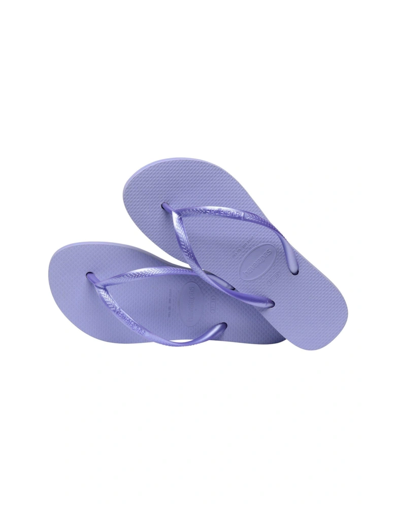Slim Flatform Flip Flops - Lilac Breeze