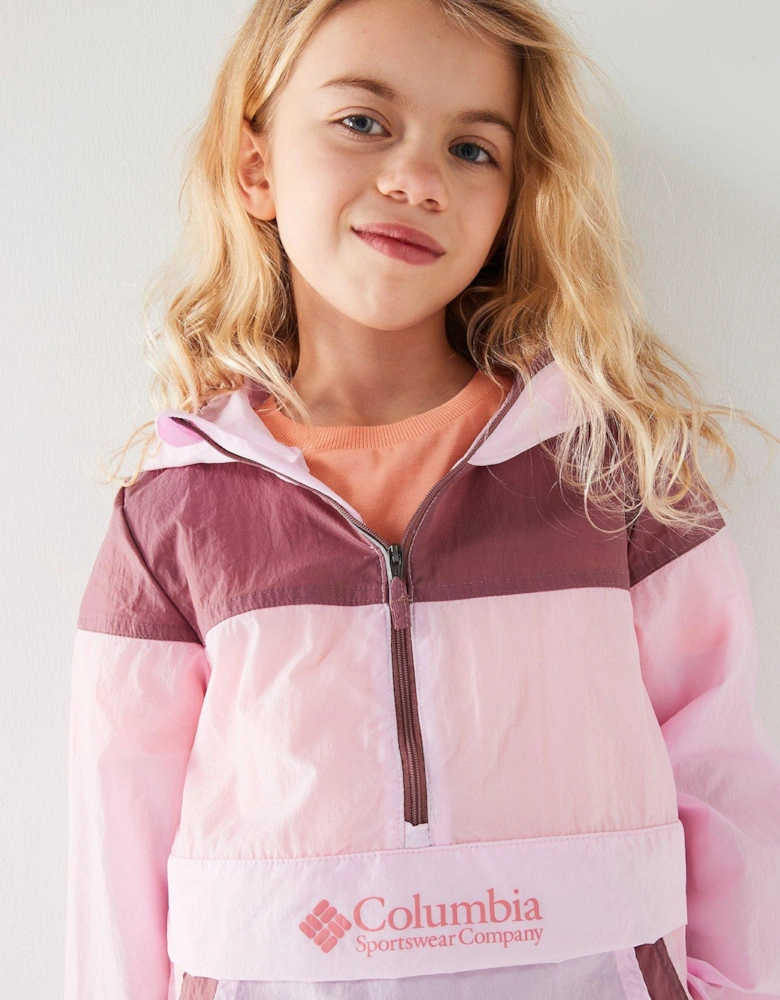 Youth Unisex Challenger Windbreaker - Pink Multi