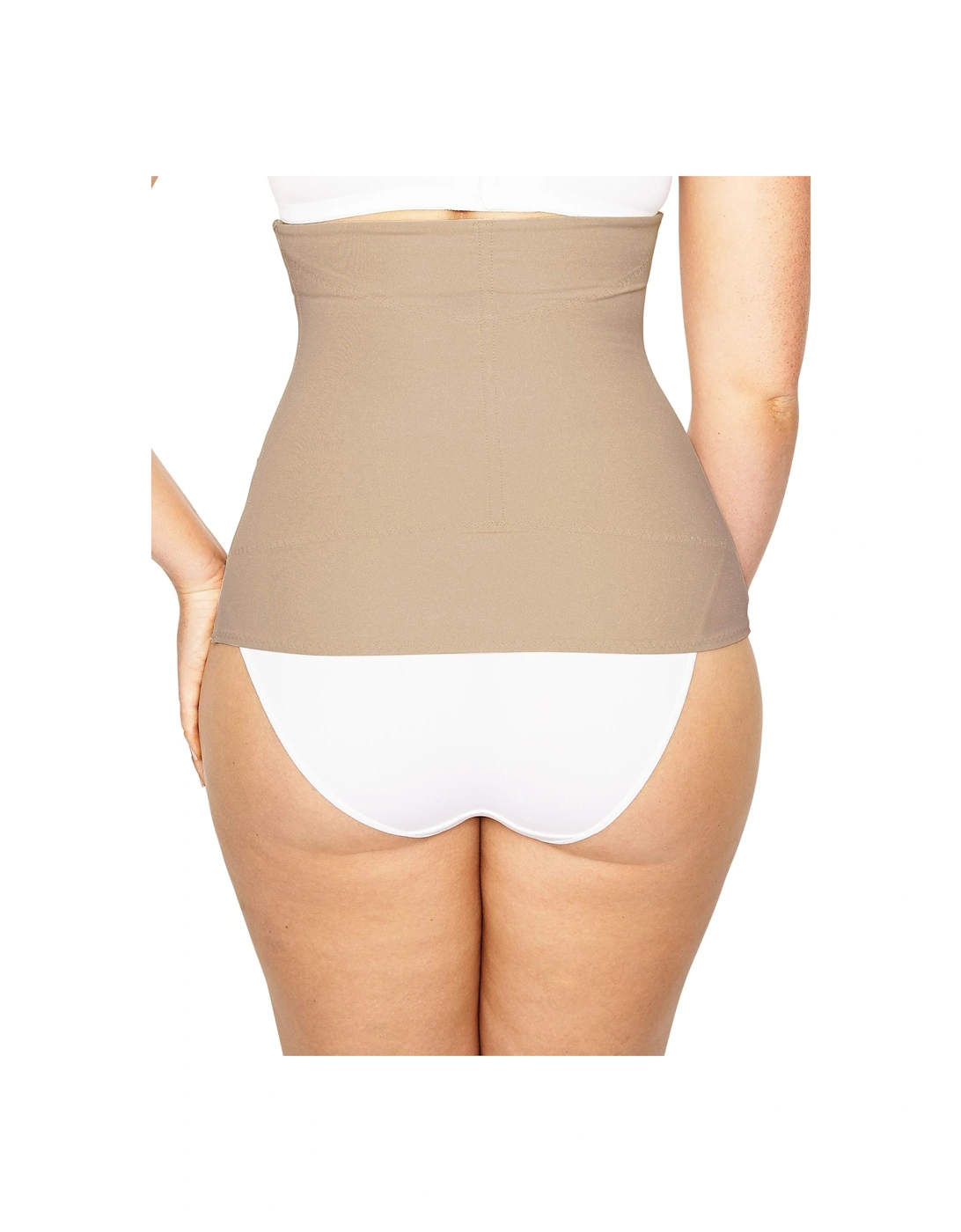 Easy Up Waist Cincher - Beige/Black