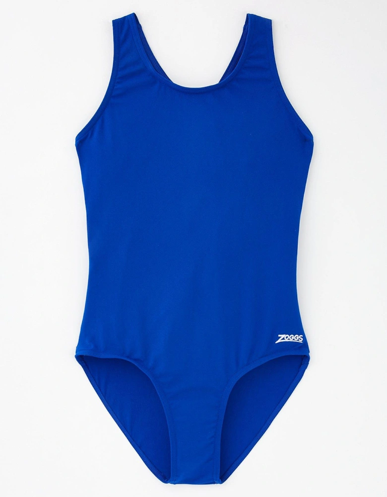 Cottesloe Sportsback Girls Swimsuit-blue