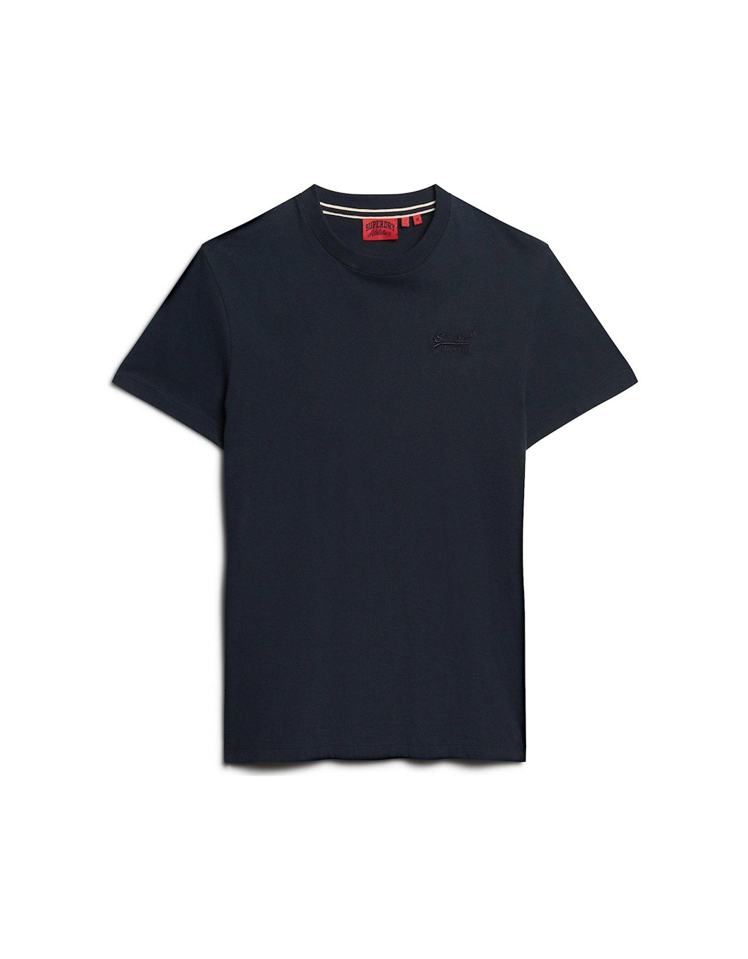 Essential Logo Embroidered T-Shirt - Navy