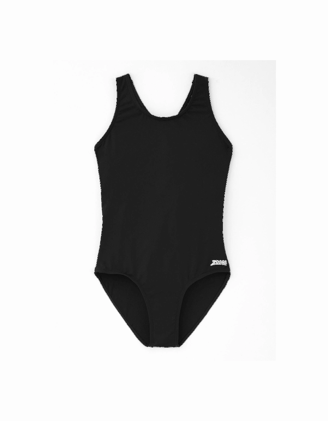 Cottesloe Sportsback Girls Swimsuit-black, 5 of 4
