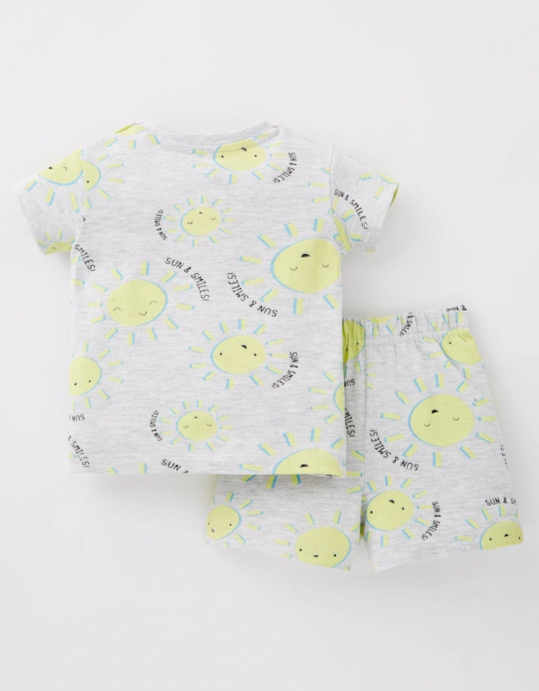 Baby Boys Short Sleeve Sun And Smiles T-shirt And Short Set