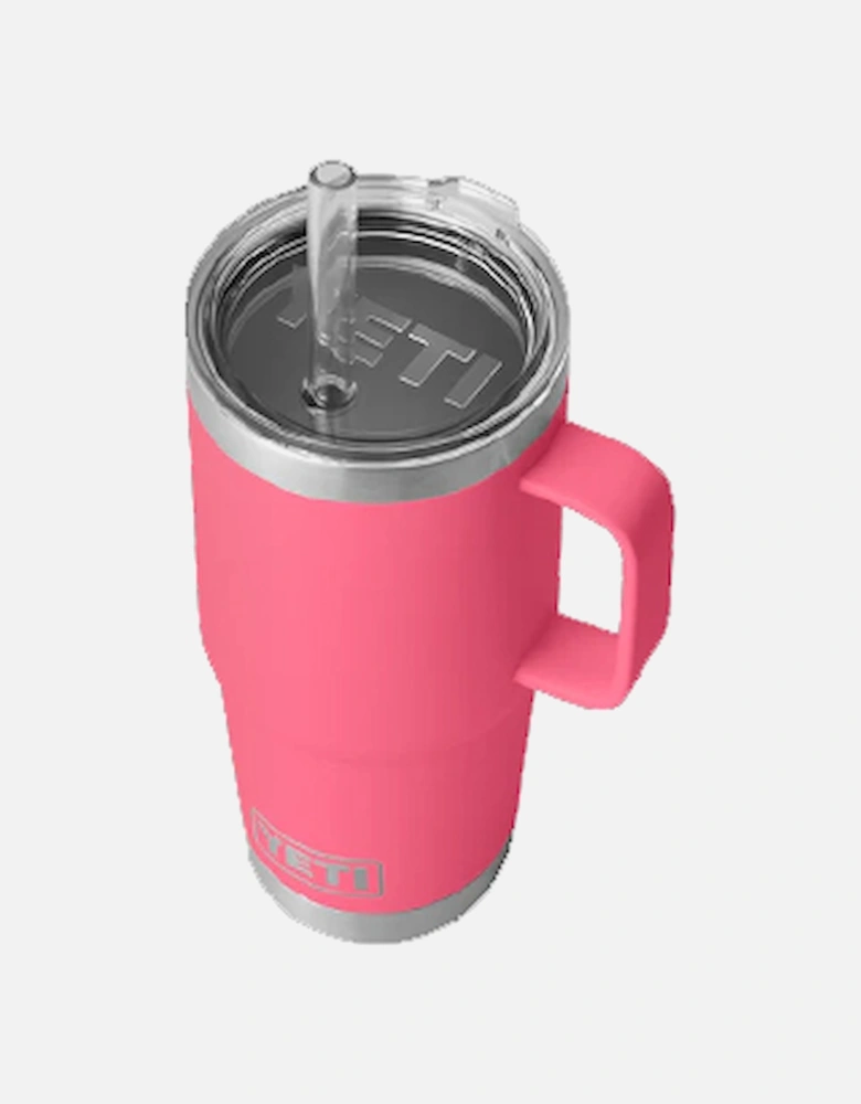 Rambler 25oz Straw Mug Tropical Pink