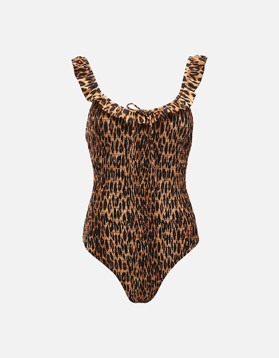 Cheyenne Leopard Shirred Swimsuit, 2 of 1
