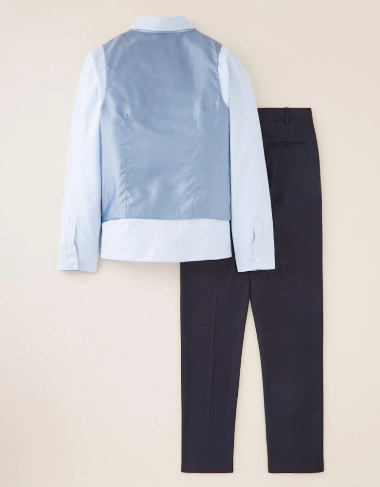Children's Trouser, Waistcoat and Shirt Suit - Navy