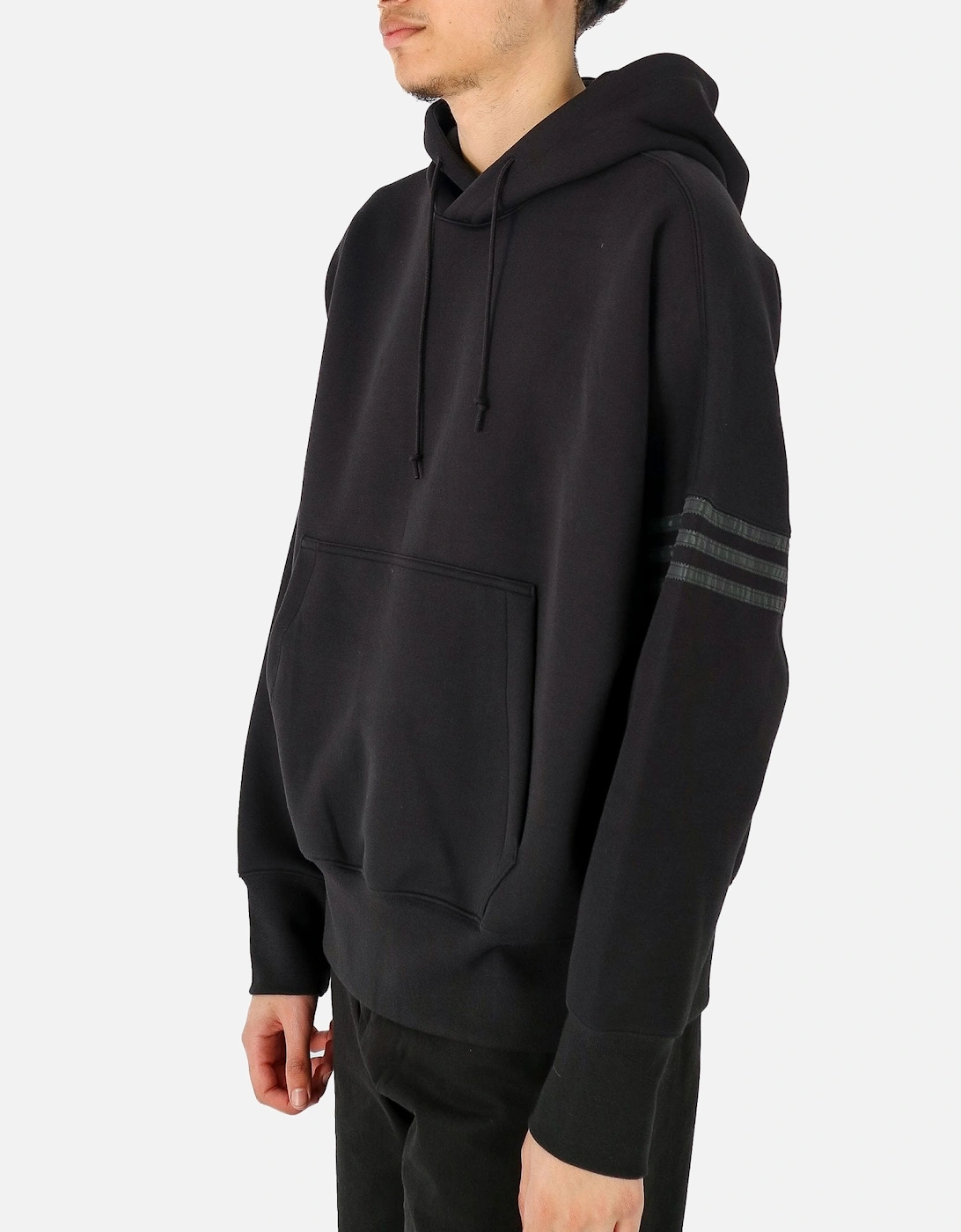 Neuclassic Pullover Hooded Black Sweatshirt