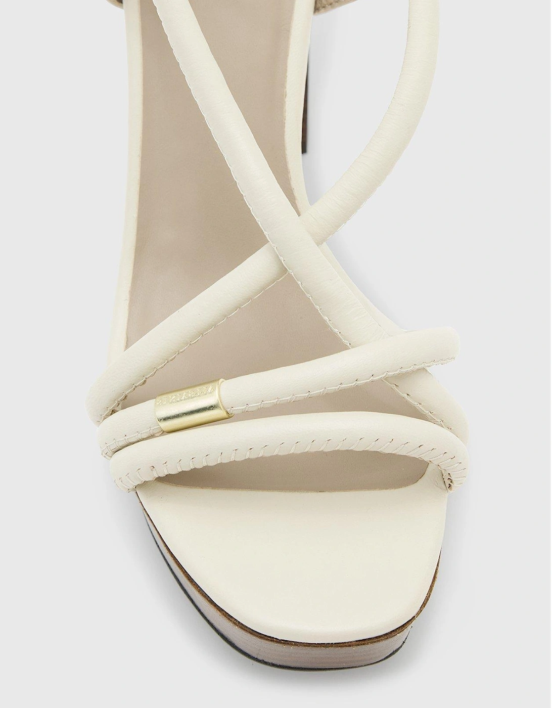Bella Platform Heels - White 