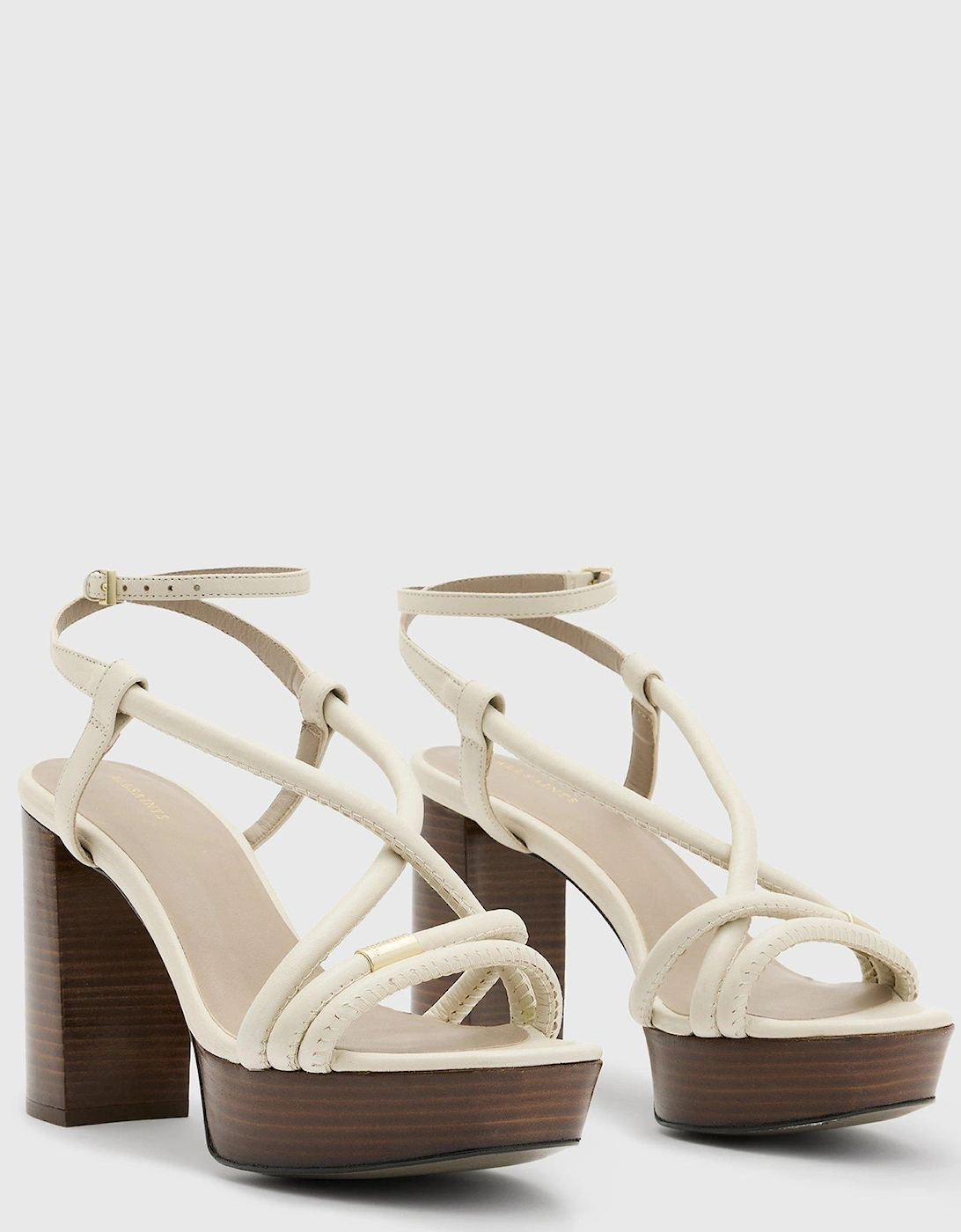 Bella Platform Heels - White 