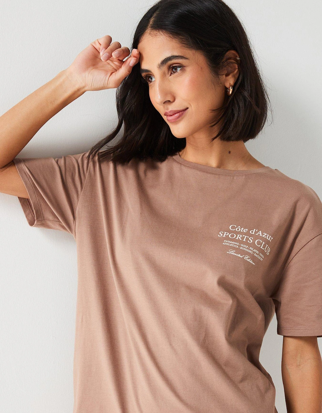Graphic Tshirts - Light Brown