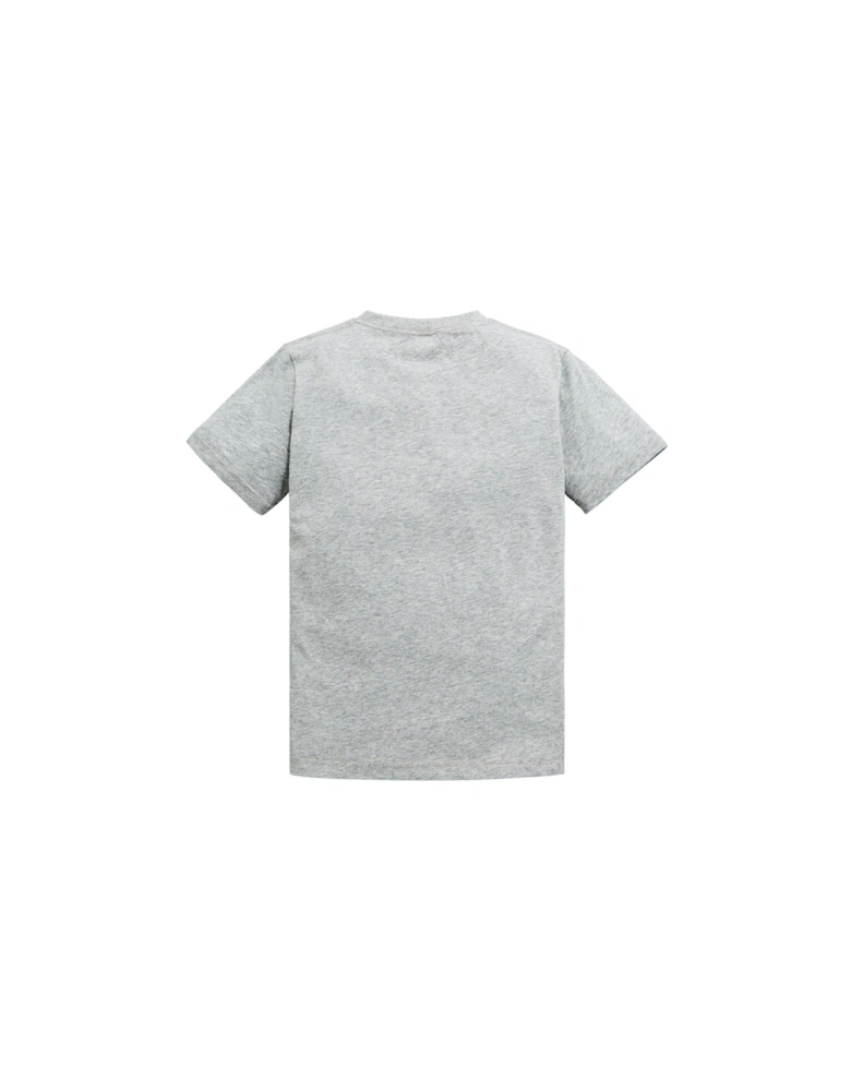 Junior Boys Chuck Patch T-Shirt - Dark Grey