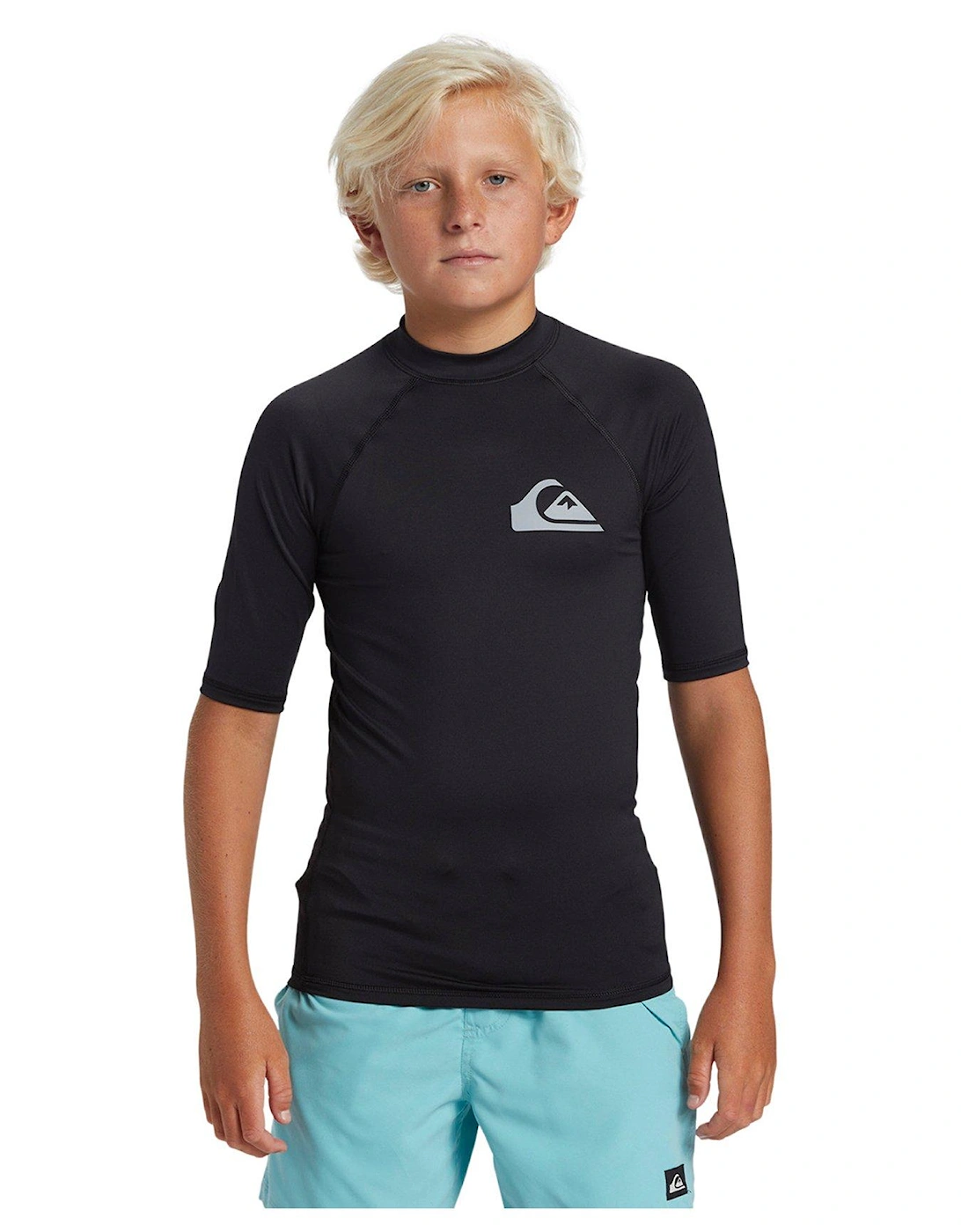 Boys Everyday Short Sleeve Upf 50 Surf T-shirt - Black, 4 of 3