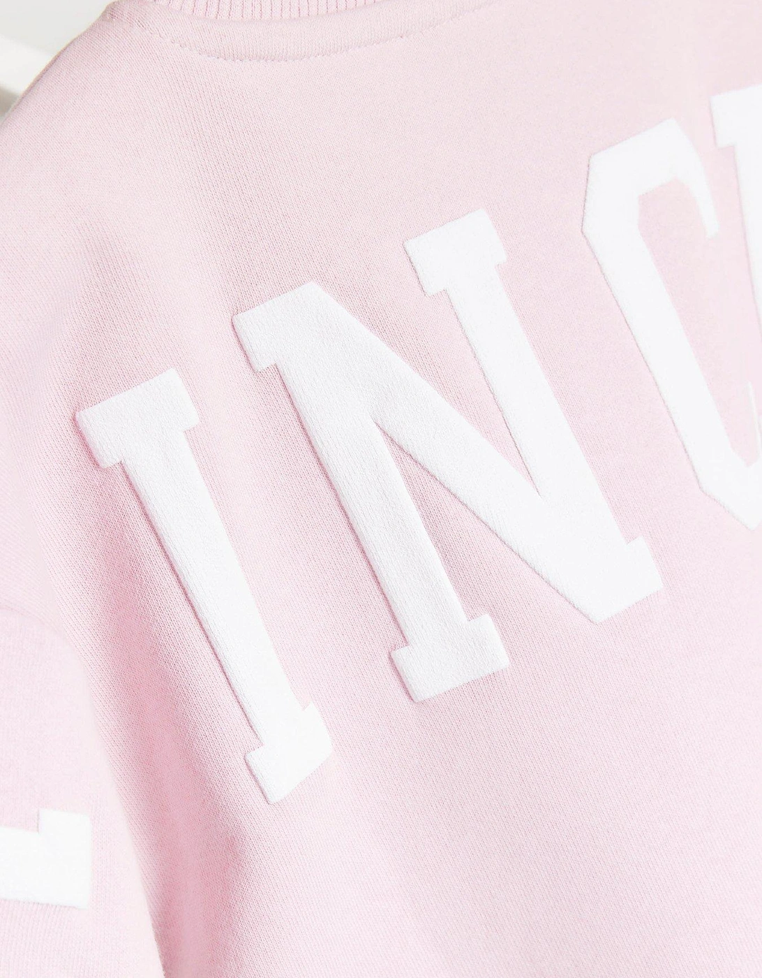 Mini Girl Princess Sweatshirt Set - Pink