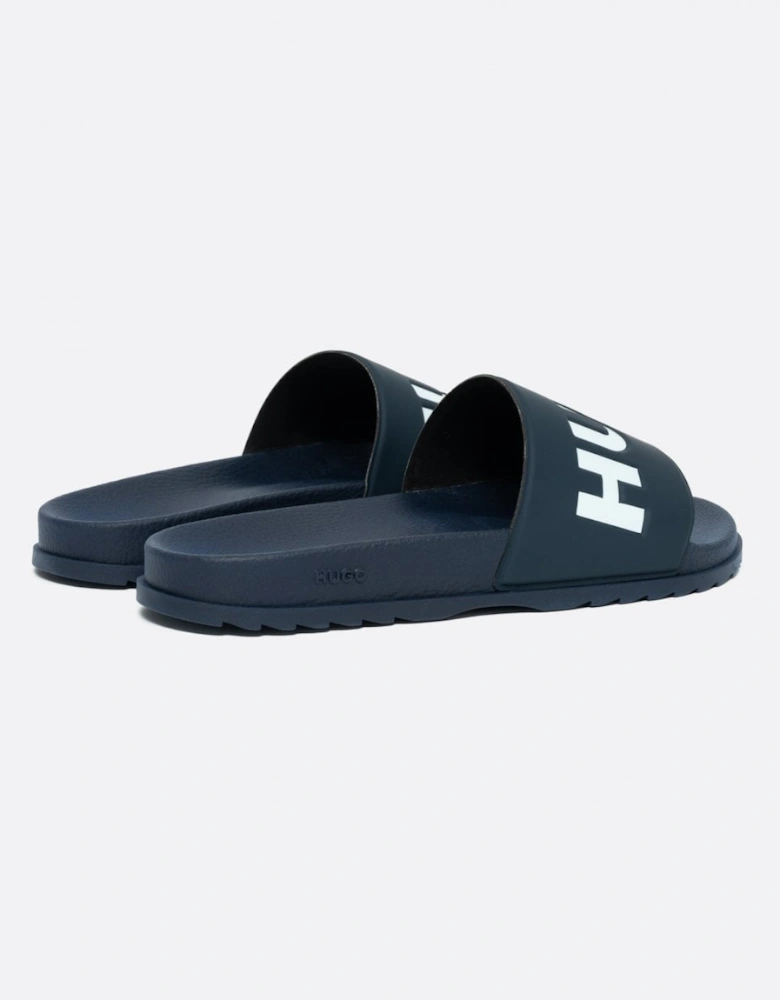 HUGO Match Mens Slides With Logo Strap NOS