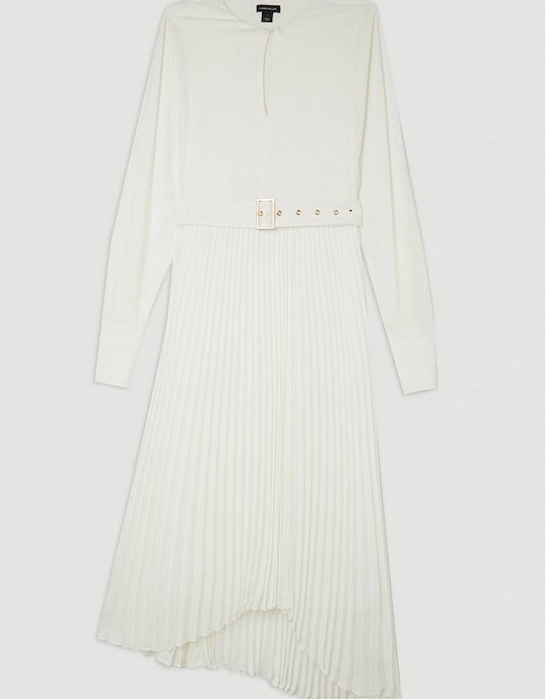 Ponte Georgette Jersey Midaxi Dress