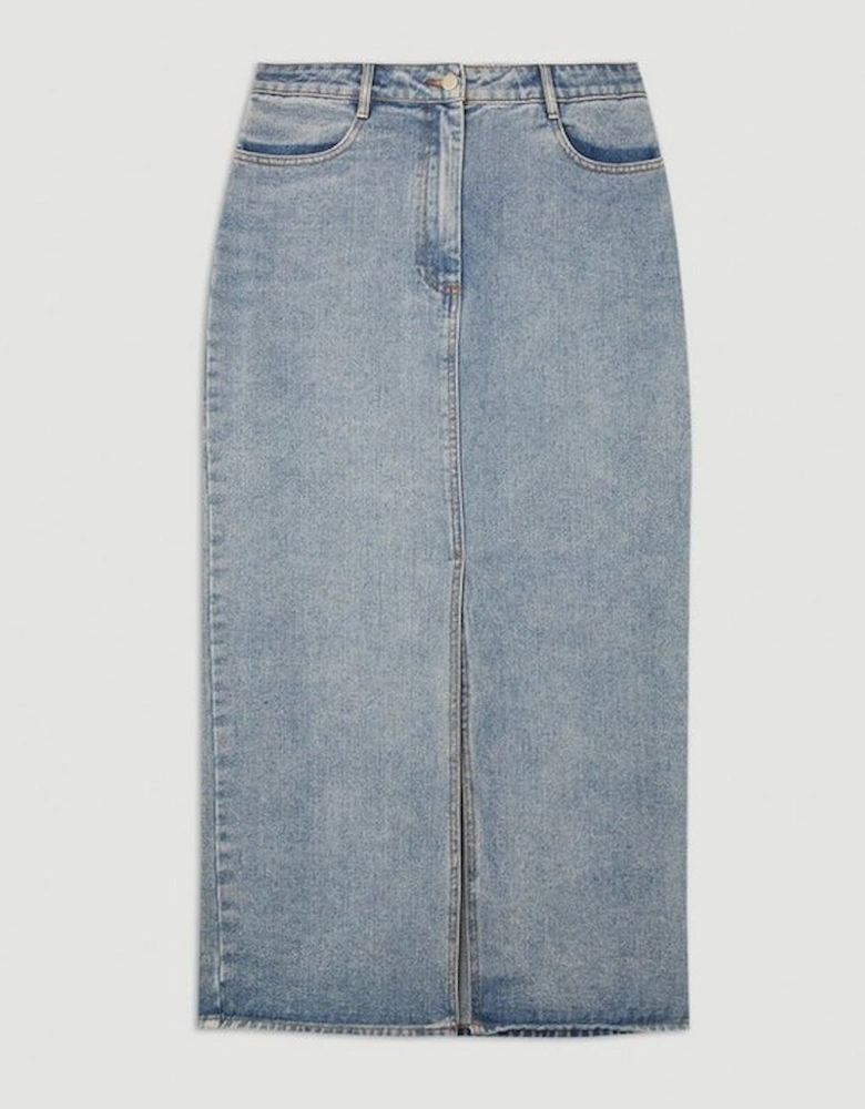 Denim Maxi Skirt