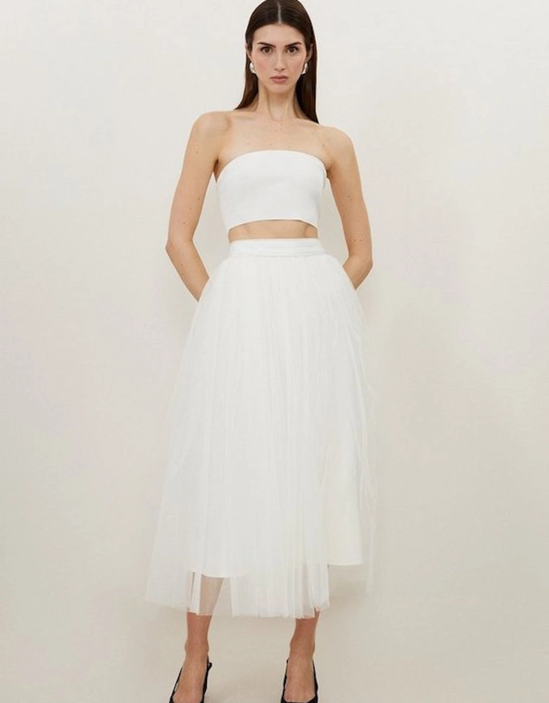 Lydia Millen Tulle Woven Maxi Skirt