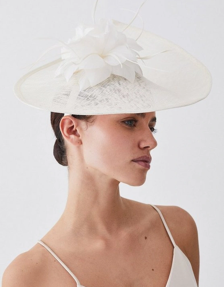 Feather & Quill Disc Fascinator