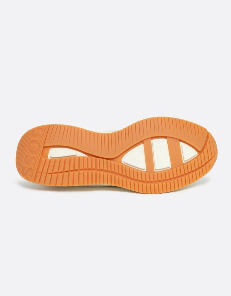 Orange TTNM EVO Mens Trainers with Knitted Upper