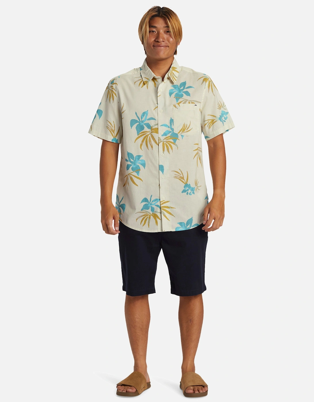 Mens Apero Classic Hawaiian Short Sleeve Shirt, 8 of 7