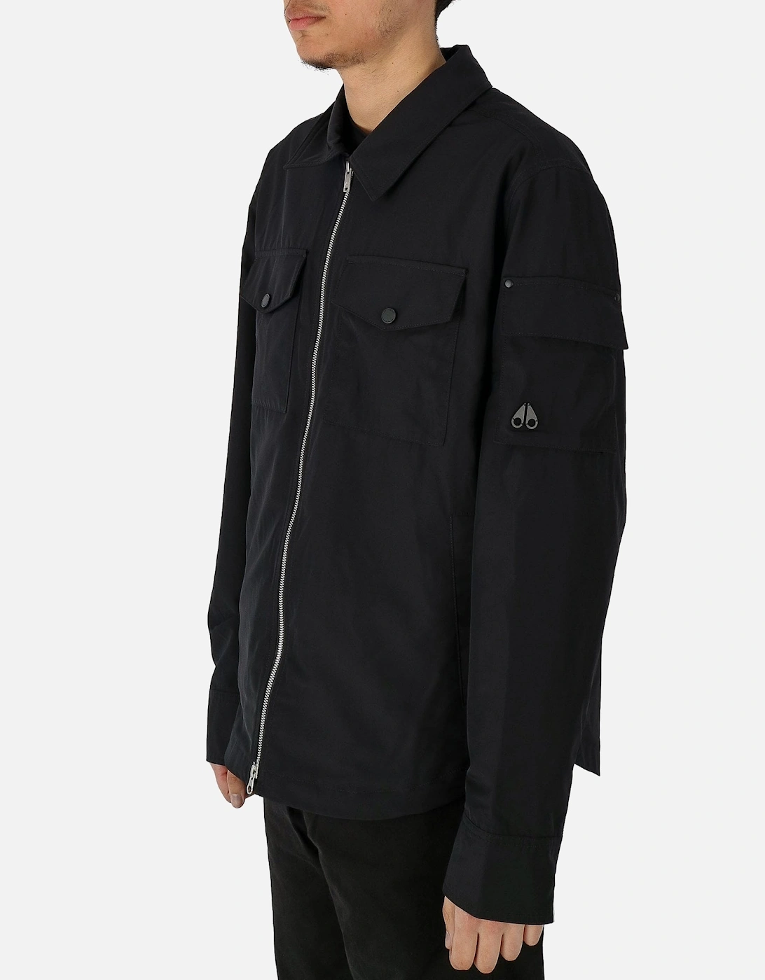 Charlesbourg Zip Overshirt Black Jacket, 5 of 4