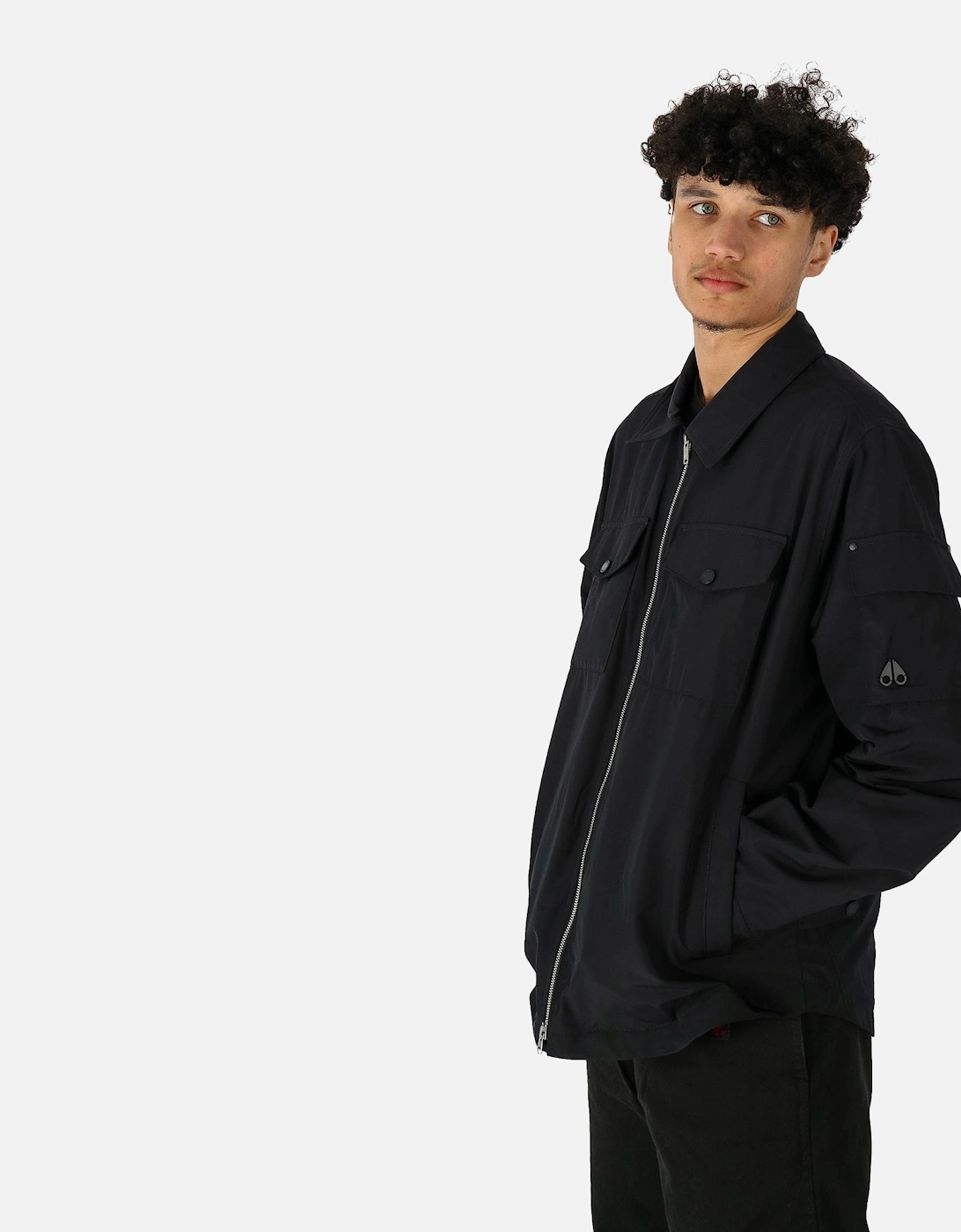 Charlesbourg Zip Overshirt Black Jacket