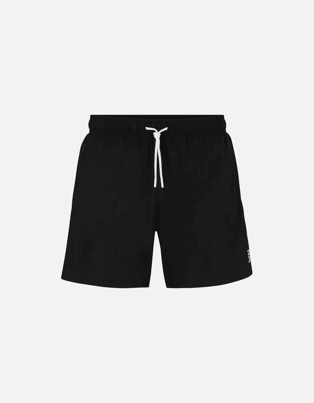 Hugo Boss Men's Black Iconic Stripe Logo Swim Shorts - Size: 33/32/32